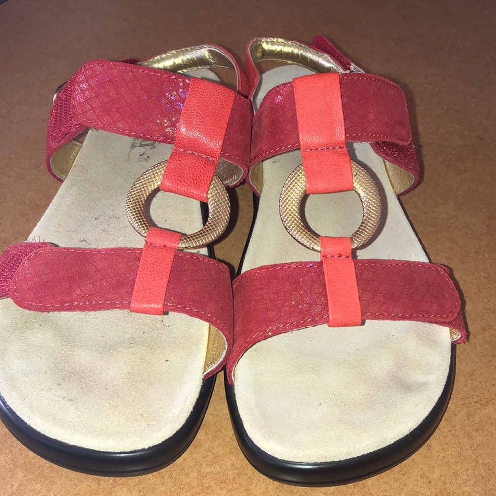 Algeria orange reddish sandals